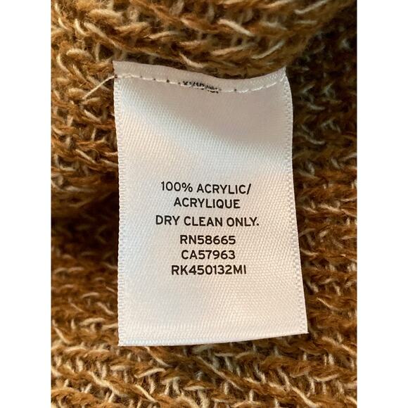 Abound Crop Deep V-Neck Cardigan Sweater Sz Medium in Rust Amber NWT - Picture 6 of 6